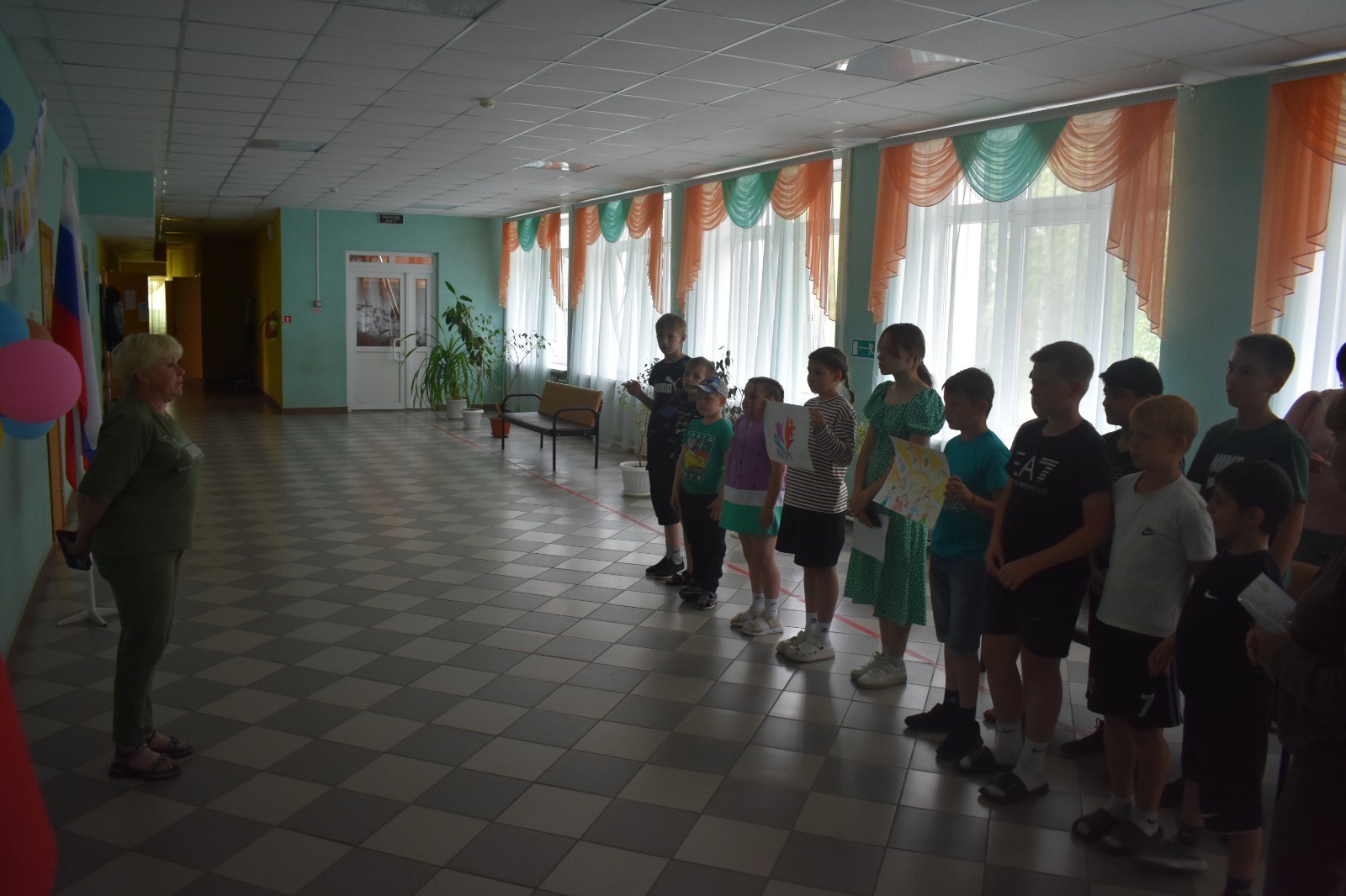 1 день лагерной смены.